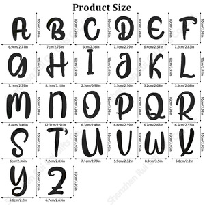 <span class=keywords><strong>Adesivi</strong></span> 3D <span class=keywords><strong>con</strong></span> Lettere in Corsivo, <span class=keywords><strong>Adesivi</strong></span> Acrilici <span class=keywords><strong>con</strong></span> Caratteri 'Love', Decorazione Casa, Lettere Alfabeto 3D a Specchio <span class=keywords><strong>con</strong></span> Adesivo Murale in EVA - Product Image 6