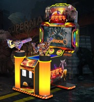 Jeu de tir de simulation d'arcade à monnayeur pour 2 joueurs : Alien Extinction