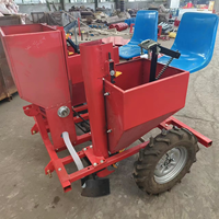 Planteuse de pommes de terre à 2 rangées avec double boîte de vitesses, machines de plantation à haut rendement