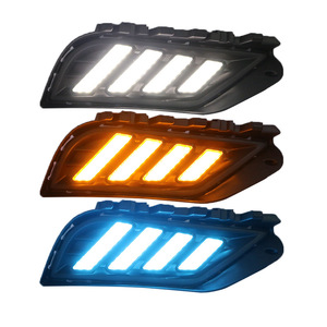 Luz LED de circulación diurna para Volkswagen Bora 2016-2020, lámpara antiniebla delantera de 12V, ABS, sellada e impermeable - Product Image 1