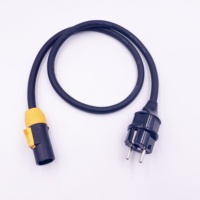 Fabricant Personnaliser le Service De Câble Équipé D'OEM UE Prise 2Pin Mâle Femelle Câble 14AWG À Dupont Connecteur XLR Câble D'alimentation