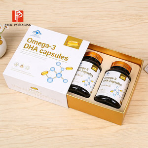 Boîte à tiroir de luxe personnalisée pour emballage de capsules et de bonbons gélifiés, boîte cadeau rigide <span class=keywords><strong>en</strong></span> carton coulissante avec insert <span class=keywords><strong>en</strong></span> papier, emballage pour compléments alimentaires - Product Image 3