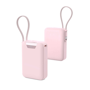 แบตเตอรี่สำรองพกพาขนาดเล็กบางเฉียบ 10000mAh รองรับการชาร์จเร็ว PD 22.5W แบตเตอรี่ลิเธียมโพลิเมอร์ หน้าจอ LED ช่องเสียบ Type-C และ Micro USB วัสดุ ABS - Product Image 2