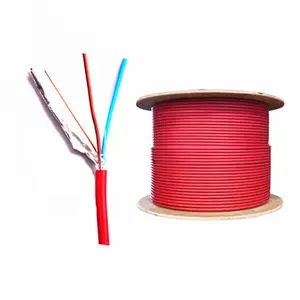 Solid Rigid Copper Control Cable For Security System Pvc Fire Alarm Cable Shield