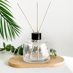 Diffuseur d'aromathérapie transparent en verre, flacon vide de luxe avec bâtonnets en bambou, 100 <span class=keywords><strong>ml</strong></span>, <span class=keywords><strong>150</strong></span> <span class=keywords><strong>ml</strong></span>, 200 <span class=keywords><strong>ml</strong></span> - Product Image 1