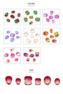 Ventas calientes Clear Crystal Pointback Glass Rhinestones para la fabricación de joyas - Product Image 6