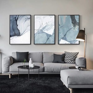 Khách sạn nghệ thuật tường bức Tranh vải cho trang trí nội thất bán buôn phòng ngủ trừu tượng tùy chỉnh in thiết kế cảnh quan Polyester Vải - Product Image 4