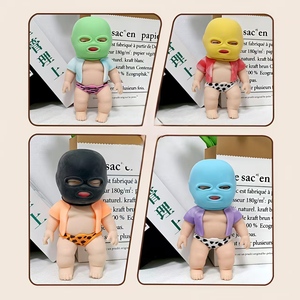 Muñeca Negra Natasha de 10CM, Juguete de Broma, Juguete Antiestrés Viral, Relleno de Arena Espacial, Juguete Creativo de TPR para Apretar - Product Image 3
