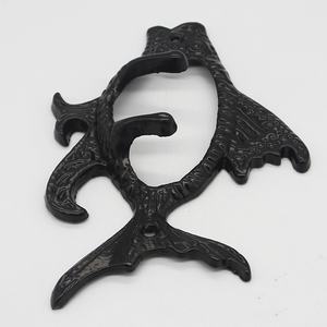 Antique Cast iron Peixe Esqueleto Design Cabide de Parede Cabide Ferro fundido Peixe Em Forma Design Chave Toalha Gancho - Product Image 6