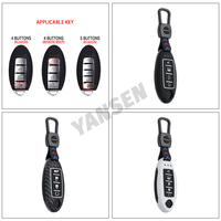 4/5 boutons ABS housse de clé de voiture protéger accessoires pour Infiniti Q40 Q80 Q60 Q70 pour Nissan Maxima feuille Sentra Altima Armada