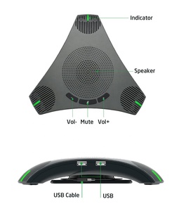 Microphone de <span class=keywords><strong>conférence</strong></span> USB omnidirectionnel sans fil avec suppression du bruit pour téléphone portable - Product Image 6
