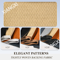 Tissu d'ameublement pour canapé en tissu tissé respirant effet lin, texture diagonale en grille, 100% polyester, marque MAESTRUM