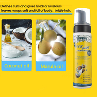 Mousse en mousse pour cheveux, 20 pièces, prix d'usine, avec votre logo, mousse douce