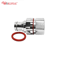 Adaptateur de connecteur coaxial RF Mini Din femelle 4.3-10 pour câble d'alimentation 7/8