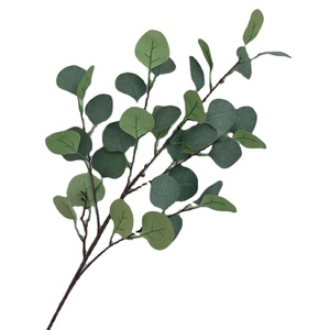 90Cm feuille de pomme artificielle Eucalyptus plantes et <span class=keywords><strong>fleurs</strong></span> pour mariage maison hôtel décoration vente en gros - Product Image 1