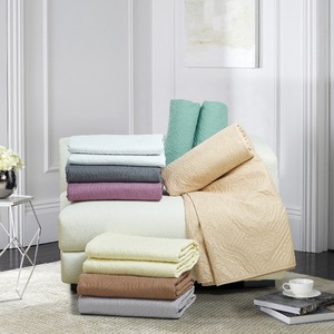 Colcha ultrasónica de lujo transpirable para Hotel <span class=keywords><strong>y</strong></span> hogar, funda de cama suave <span class=keywords><strong>y</strong></span> sencilla - Product Image 6