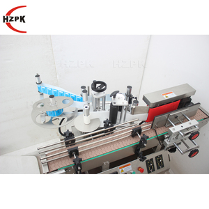 HZPK Machine de pose d'étiquettes cylindriques autocollantes pour bouteilles rondes de jus et d'eau, industrielle, de table, automatique – Fabricant - Product Image 2