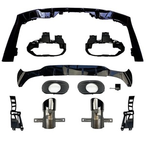 Alerón Trasero y Spoiler de Escape, Juego Completo para Mercedes-Benz CLA118 CLA35 CLA45 Sport 2020, Material ABS - Product Image 1