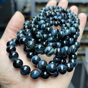 Pulsera de Ojo de Tigre Azul Natural de Alta Calidad 7A - Pulsera de Cristal Natural Hecha a Mano y Pulsera de Chakra y Cristal Curativo - Product Image 5