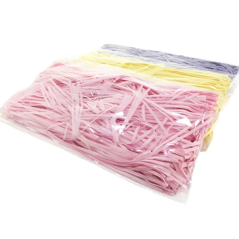 Raffia Stuff ing Shred ded Paper Ribbon Dekorative Geschenk box DIY Papyrus Dekorations material Verpackungs geschenke