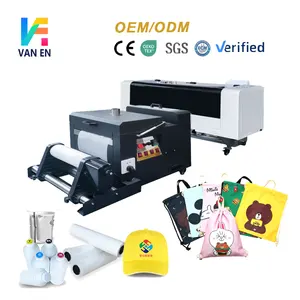 Usa Wearhouse Cheap Custom Textile Dual Head Epson L18050 I1600 L805 L800 Xp600 A3 Dtf Printer Machine for T-Shirts