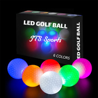 Lumière LED Balles de Golf multi-couleurs Balle De Golf De Nuit