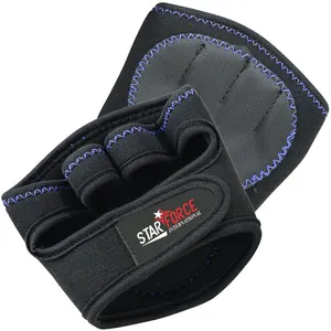 Großhandel benutzer definierte profession elle Leder Gewichtheben Handschuhe Gummi griff Pads, Gummi Handgriff