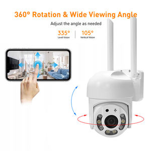 V380 RVP8-WiFi RJ45 1MP kapalı WiFi güvenlik kamerası çift Lens PTZ HD bulut veri hareket algılama gece görüş dahili mikrofon TF - Product Image 5