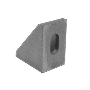 Suporte de Alumínio em T com Conexão de 90 Graus Polido Fosco 25X40 - Product Image 3