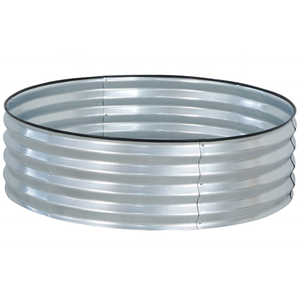 เตียงยกสูงทำจากเหล็กชุบสังกะสีทรงกลมกล่องปลูกต้นไม้กลางแจ้งสำหรับปลูกผักทำสวน - Product Image 1