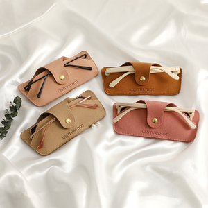 PUPPYSEW Pochette de rangement portable en microfibre pour lunettes de soleil, étui de protection pratique pour lunettes de myopie, personnalisable avec logo - Product Image 2