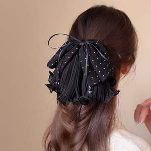 Tondeuse à ruban à nœud français arrière <span class=keywords><strong>de</strong></span> la tête, tondeuse à cheveux Updo Shark Light Tondeuse à cheveux à pois <span class=keywords><strong>de</strong></span> luxe qui montre beaucoup <span class=keywords><strong>de</strong></span> cheveux - Product Image 2