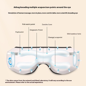 Appareil de massage oculaire multifonctionnel Bluetooth 206 Hot Compress Vibration Instrument avec protection contre la pression d'air - Product Image 5