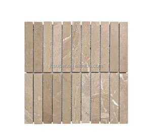Style ancien moyen riz mat trou blanc longue pierre <span class=keywords><strong>de</strong></span> chaux mosaïque <span class=keywords><strong>salle</strong></span> <span class=keywords><strong>de</strong></span> <span class=keywords><strong>bain</strong></span>, espace commercial chez l'habitant carreaux <span class=keywords><strong>de</strong></span> sol, marbre - Product Image 4