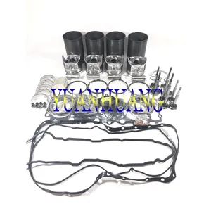 Kit Gasket Lengkap 4LE2 4LE2T, Kit Setel Mesin Ekskavator Diesel untuk ISUZU Pickup D-max Mesin Ekskavator Silinder Piston