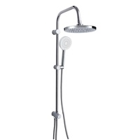 Ensemble de douche dissimulé noir au plafond robinet système de douche dissimulé thermostatique personnalisé ensemble robinet de douche à 2 voies avec barre coulissante