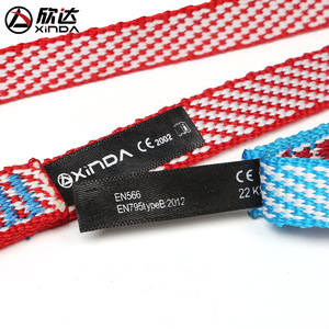 Cuerda Plana Xinda para Escalada en Exteriores, Cinturón de Protección con Capacidad de Carga de 22 kg, EN566 EN795 Tipo B 2012 - Product Image 1