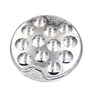 Plaque de cuisson en gros pour <span class=keywords><strong>escargots</strong></span>, en acier inoxydable, <span class=keywords><strong>12</strong></span> <span class=keywords><strong>trous</strong></span>, plat pour <span class=keywords><strong>escargots</strong></span> grillés, conques rôties - Product Image 5