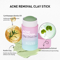 Mascarilla Facial en Barra de Carbón de Bambú y Semilla de Uva para Eliminar el Acné, Controlar la Grasa, Iluminar, Limpiar en Profundidad, Purificar los Poros y Crema para Piel Seca