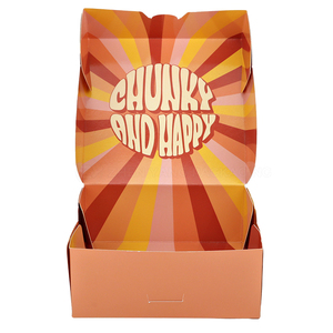 High Quality Custom Printed Take Away Food Grade Cookie Packaging Paper Box
