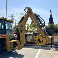 Jam kerja rendah Caterpillar yang digunakan CAT420F Backhoe Loader skid steer track loader CAT 416E 426F 430F 420F digunakan pemuat Backhoe