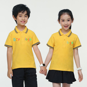 Vendita calda 100% Pettinato Cotone Delle Ragazze Dei Ragazzi Personalizza Il Polo Shirt Logo Personalizzato - Product Image 1