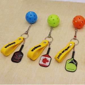 Juego de moldes de resina de llaveros, recuerdo de resina grande personalizado Beesoul <span class=keywords><strong>Pickleball</strong></span> Pickup Paddle DIY Metal Drip <span class=keywords><strong>Pickleball</strong></span> Paddle llavero - Product Image 3