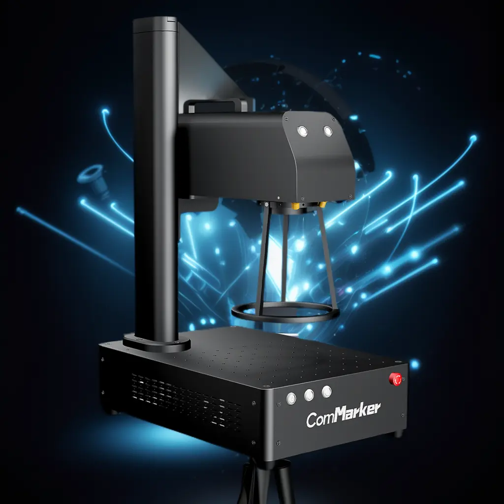 Commarker B4 Mopa Jpt Rainbow Color Fiber Co2 40w 3d Crystal Laser Engraving Machine Price India
