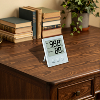 Thermomètre Hygromètre Température -10 ° De la lettre C à la lettre 50 ° Capteur d'humidité C (10% à 99% HR) avec grand écran, fonctions MAX/MIN et réinitialisation pour serre domestique