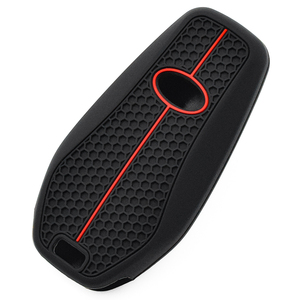 Funda Protectora de <span class=keywords><strong>Silicona</strong></span> Negra para <span class=keywords><strong>Llave</strong></span> de Coche, Resistente, Suave e Impermeable, con 4 Botones, para Reemplazo de Llaves de Vehículos - Product Image 4