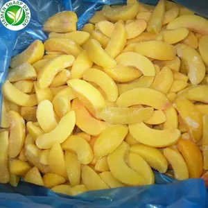 IQF Melhor 1/6 Congelar Péssego Amarelo Metade Péssego Fatiado Hot Sail Bulk Frutas Orgânicas Congelamento Congelado Preço por atacado