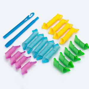 Hair <b>Roller</b> Heatless Plastic Cylinder Rod For Hair Curling Styling <b>Tools</b> - Product Image 2