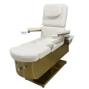 HICOMED 3 가지 기능 전기 샴푸 침대 미용실 다기능 가구 페디큐어 의자 미용 침대 3 개의 모터