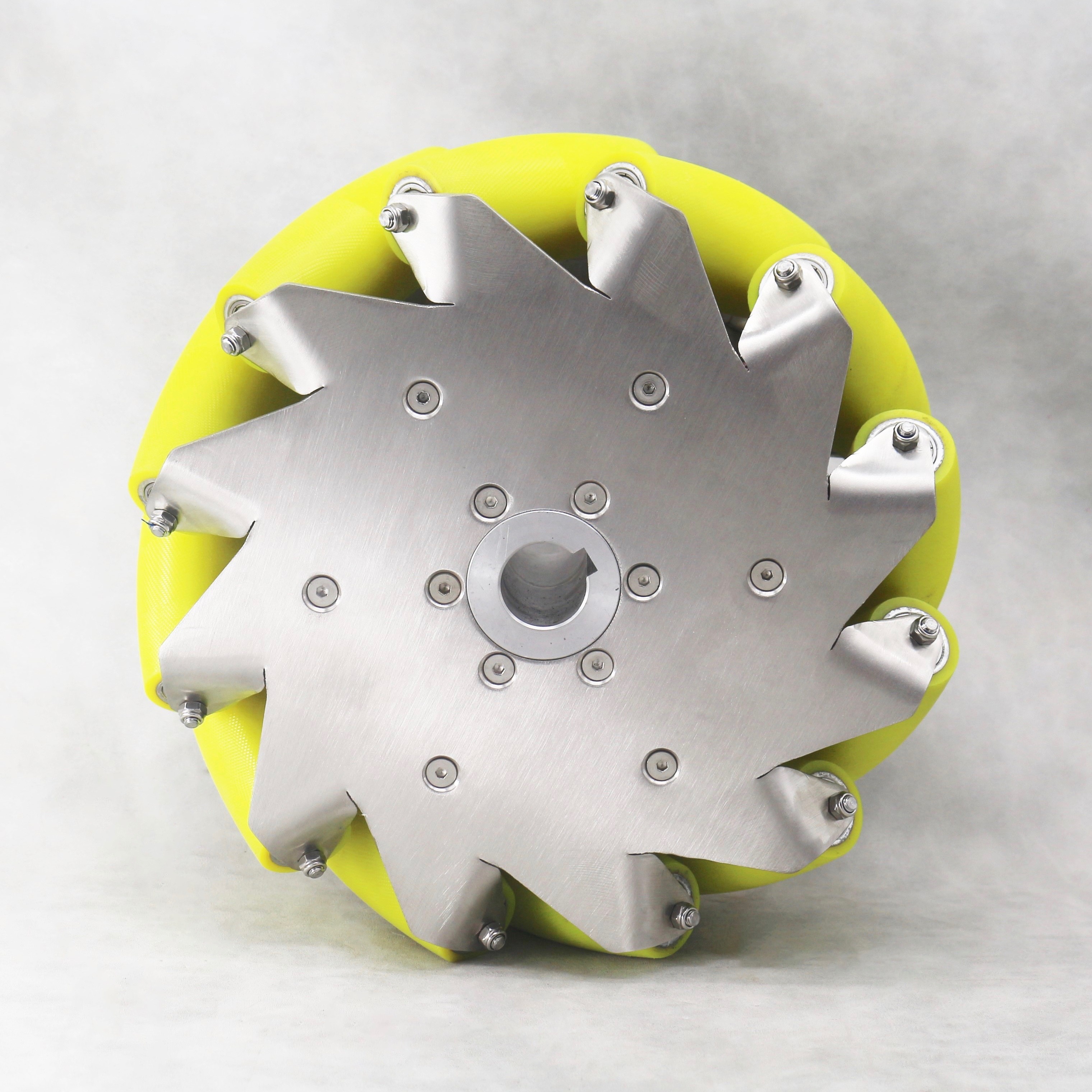 SS10インチ254mmヘビーデューティーagvメカナムオムニホイール